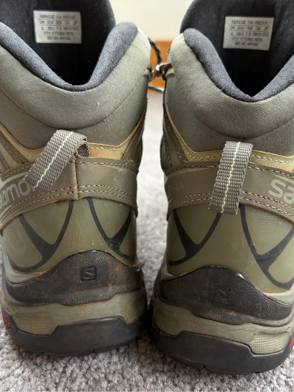 Salomon X Ultra 3 Mid GTX Waterproof Hiking Boots 7.5 - Picture 3 of 6